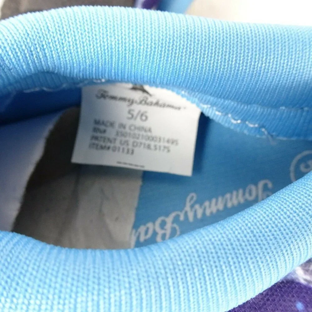 💰3/$25 New Tommy Bahama Water Shoes Swim Toddler 5/6 UPF 50+